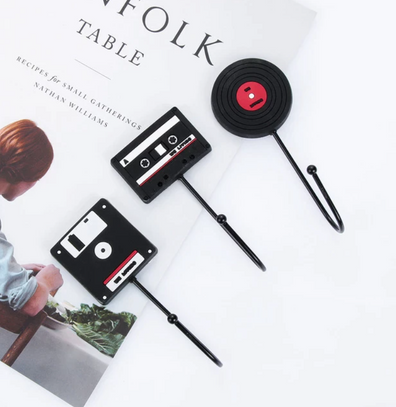 Colgadores Retro Vinil